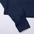 thumbnail image 5 of Holzkary Women's 2025 Zip Up Y2K Hoodies Womens Zip Up Hoodie Cropped Sweatshirts Thumb Hole Jackets Cropped Casual Long Sleeve Sweatshirts Fall Spring Track Jackets with Pockets Navy S, 5 of 8