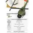 thumbnail image 4 of YU Xiang F07 UH-1 Huey RC Helicopter, 1:34 Scale 6CH Intelligent 6G Aileronless Dual-Axis RC Helicopter with Co-Drive Motors & Optical Flow Positioning - RTF, 4 of 5