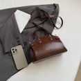 thumbnail image 2 of Bolso Bandolera Mujer Cuero PU Con para Y Excursión (Café), 2 of 9