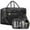 Black, variant on Lovevook Travel Duffle Bag,Carry-on Weekender Bag for Women with Separate Laptop Compartment,Yoga Gym Bag Hospital Overnight Bag with Dry/Wet Pocket Seperate Shoe Bag & Toiletry Bag