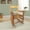 Oak, variant on s Rocking Chair - Solid Wood Construction Indoor Or Outdoor Use Comfortable Back Support 110 Lbs Max Weight 14.12 In. Depth 5.28 Lb Package ' Seat Hardwood Build For & Option 2.95 Height 4.34