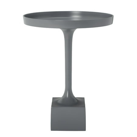 SAFAVIEH Corvus Round End Table Dark Grey