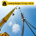 thumbnail image 4 of Uxcell 1/8" Wire Rope Vinyl Coated 33ft Steel Wire Cable with Crimping Sleeve Green, 4 of 7
