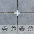 thumbnail image 3 of 400Pack Tile Spacers, 2.5mm 3/32" Cross Shape Wall Floor Tile Spacer (White), 3 of 6