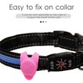 thumbnail image 3 of 2PCS Pet Dog Cat Collar LED Lights, Clip on Light Up Collars Makes Your Small Medium Large Dogs Cats Visible, Safe & Seen at Night, Waterproof, Battery Included, 3 of 4