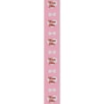 thumbnail image 2 of Pink Polyester Ribbon, Valentine's Day Kiss Me, 5/8" x 9', 2 of 6