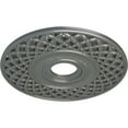 thumbnail image 3 of Ekena Millwork 22 1/4"OD x 4 3/4"ID x 1 1/4"P Robin Ceiling Medallion (Fits Canopies up to 6 1/4"), Hand-Painted Silver, 3 of 6