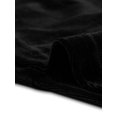 thumbnail image 5 of INSPIRE CHIC Top corto de fiesta con capas básicas de terciopelo y cuello halter para mujer Negro XL, 5 of 5