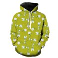 thumbnail image 1 of Sudadera con capucha para hombre, diseño de flor de magnolia, de moda, de gran tamaño, con capucha, estilo hip hop, informal, de primavera, de manga larga, genial., 1 of 6