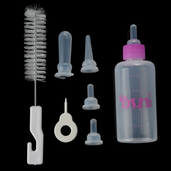 WIFKLSIIPG Pet Cat Dog Milk Bottle Pet Puppy Kitten Baby Animal Feeding Bottle Nursing Set