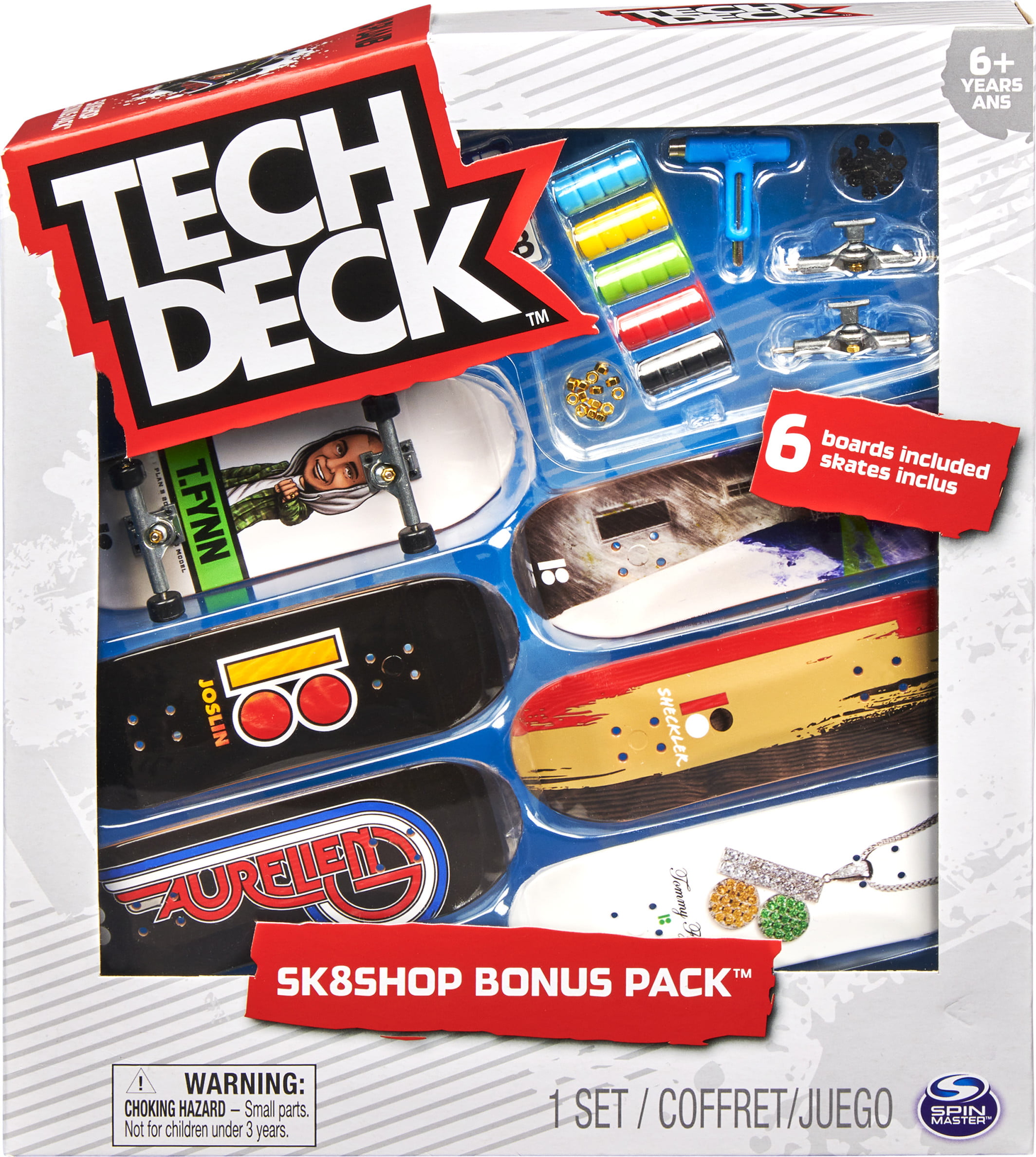 Tech Deck, Sk8shop Fingerboard Bonus Pack, Collectible and