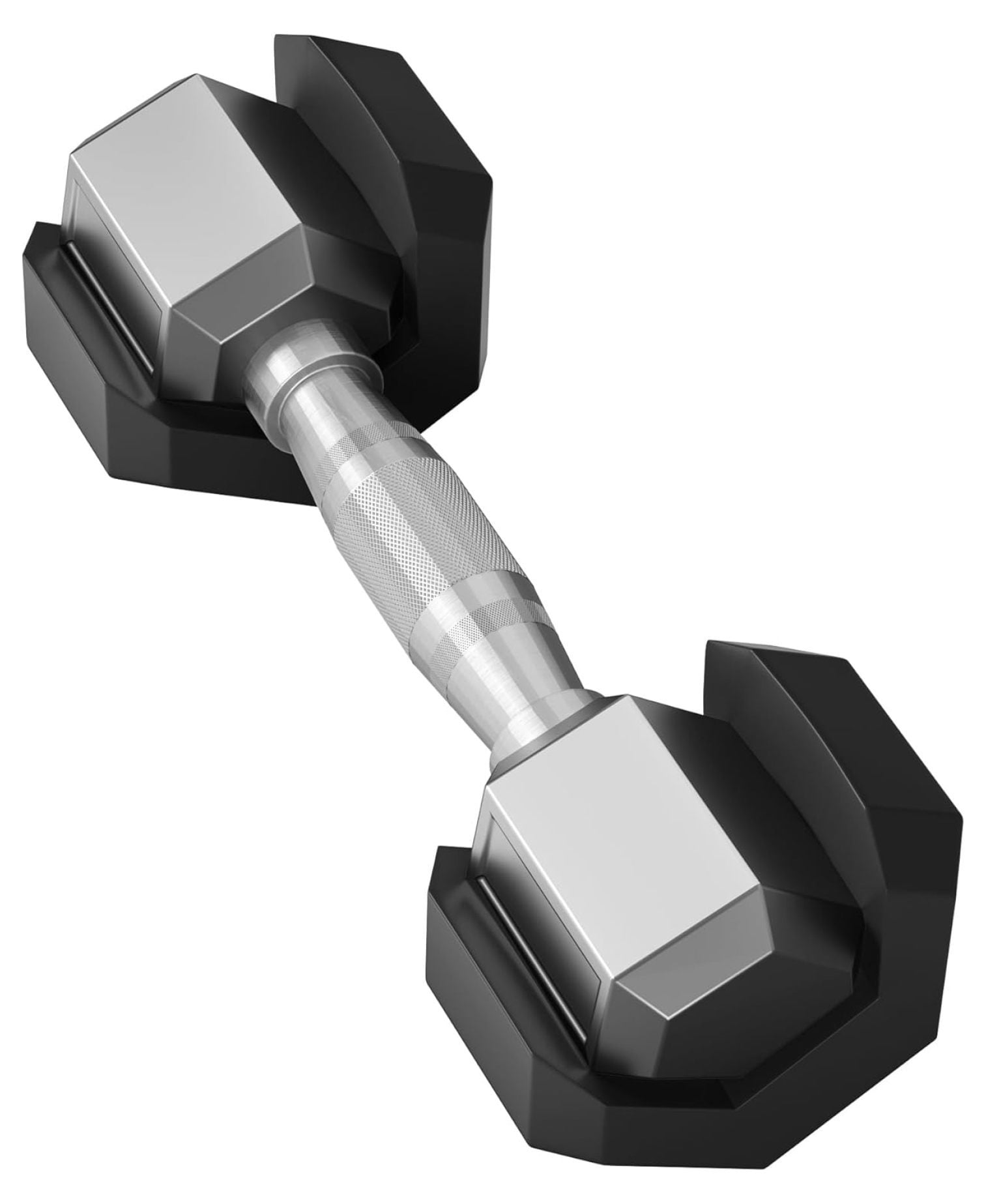 Rubber Encased Hex Dumbbells with Optional Rack, 10 15 20LB Pairs and 5, 10 and 15 Pairs Weight Sets for Home Gym