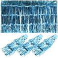thumbnail image 1 of USHOBE 4 Pcs Rideau de Fête Fond Film Aluminium Frange Décoratif Nouvel An, 1 of 8