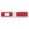 thumbnail image 2 of 1973-74 Nova Standard Tail Lamp Lens-Rh, 2 of 2