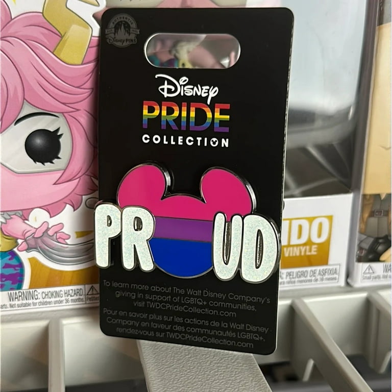 Disney Parks Rainbow Collection Mickey Icon Intersectional Flag Pin New w  Card 
