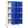 thumbnail image 2 of vidaXL Locker Cabinet Grey and Blue 90x45x180 cm Steel, 2 of 5