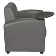 thumbnail image 4 of Nova Tablet Arm Vinyl Chair- Grey/Ash Grey, 4 of 8