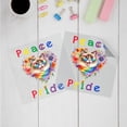 thumbnail image 3 of Peace Love Pride Ragdoll with Rainbow Sunglasses LGBT LGBTQ+ Cutout Transfer Sticker Cat Lover Kitten Owner Gifts Idea Transparent Decal Art Decor - 01004, 3 of 5