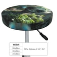 thumbnail image 4 of Round Bar Stool Seat Covers, Cute Saucerman With Big Eyes Elastic Round Chair Cover Stool Seat Slipcover Bar Stool Cushions Round Pad for 12-14 inch, 4 of 7