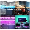 thumbnail image 7 of 6-piece RGB cabinet bottom light strip set, supports application and remote control, music synchronized color changing LED lights, plug-in light strip, suitable for cabinets, counters, Christmas deco, 7 of 7