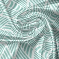 thumbnail image 5 of Ambesonne Aqua Valance Pack of 2, Diagonal Parallel Lines, 54"X18", Mint Green White, 5 of 5