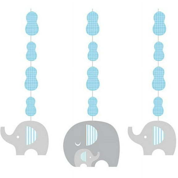 Paper Art Little Peanut Baby Shower Hanging Decoration , Set of 3