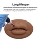 thumbnail image 4 of Kenally Labio de práctica de maquillaje permanente 3D para principiantes Piel adhesiva Labios abiertos Suministros de belleza Entrenamiento de Material de laboratorio Marrón Kenally TO008711-03, 4 of 6
