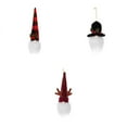 thumbnail image 3 of Yuarrent Muñeco de Navidad Colgante Chimenea Ventana Árbol de Navidad Decoración colgante Festival Vacaciones Año Nuevo Iluminación Kits de decoración para fiestas Muñeco de nieve, 3 of 6