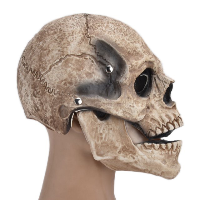 Máscara De Látex Calavera De Halloween Fiesta De Cosplay De Cabeza Completa Para