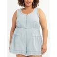 thumbnail image 6 of Jessica Simpson Women's and Women's Plus Harlee Romper, Sizes XS-4X, 6 of 8