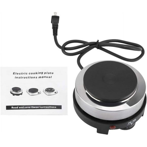 Nikou Portable Stove Electric, 500W Small Electric Hot Plate,Mini Stove Portable Stove,Hot Burner Cooktop Electric Heater for Home Kitchen