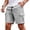 EI09- Light Gray, variant on Mens Cargo Cotton Twill Cargo Shorts Drawstring Stretch Elastic Waist Casual Work Short with Pockets Navy XL