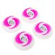 thumbnail image 2 of 4 Piezas Iluminan Ruedas De Patines En Línea, Ruedas De Patines De De Núcleo Para Exteriores, PU, ​​, Alto Rendimiento 76mm Rosa Macarena Rueda de patines de ruedas iluminados, 2 of 8