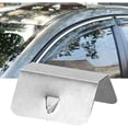 thumbnail image 4 of Yazoeia Wind Deflector Clips, Universal Car Stainless Steel Wind Rain Deflector Channel Fixing Retaining Clips Set(6pcs) CJC912-139985, 4 of 9