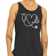 thumbnail image 2 of Nurse Life Heart Tank Top Unisex X-Large Black, 2 of 5