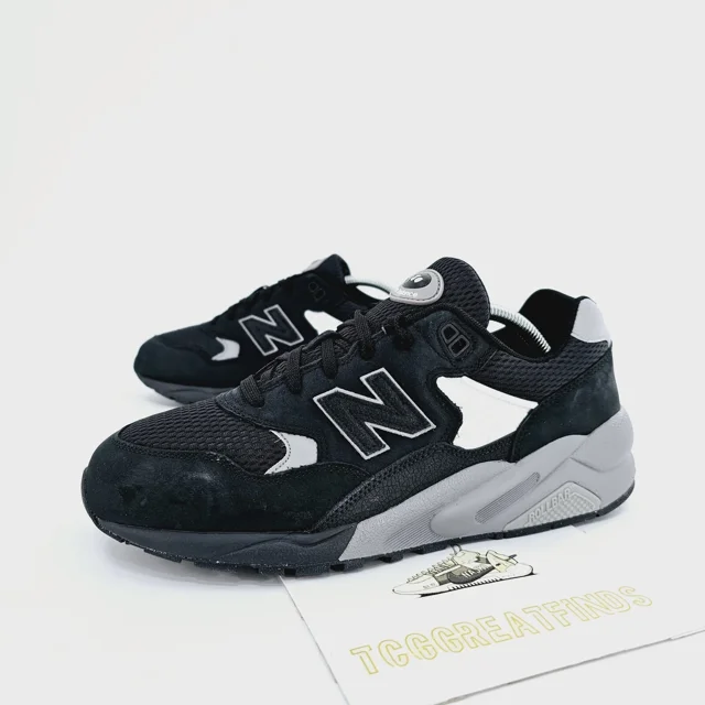 New Balance 580 Black Shadow Grey Sneakers MT580MDB Mens Size 9.5 Shoes NEW
