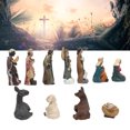 thumbnail image 3 of Juegos De Nacimiento, Mano De Obra Exquisita Juegos De Nacimiento De Resina Navideña Multiusos Inodoro Para Vacaciones, 3 of 7