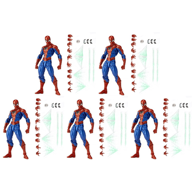Película Spider-Man Figura acción Articulaciones juguete movible para el y la oficina (B)