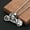 Silver 1, variant on Punk Gothic engine pendant, stylish chain jewelry, retro motorcycle accessories