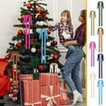 thumbnail image 3 of Festive Christmas Bow Decoration Extra Large Pendant Ornament for Tree Holiday Party Home Decor, 3 of 4