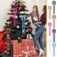 thumbnail image 1 of Artesanías Decorativas 12 colgantes de terciopelo extragrandes de 40x60 cm con forma de lazo para decorar el árbol de Navidad. JASKFLY, 1 of 9