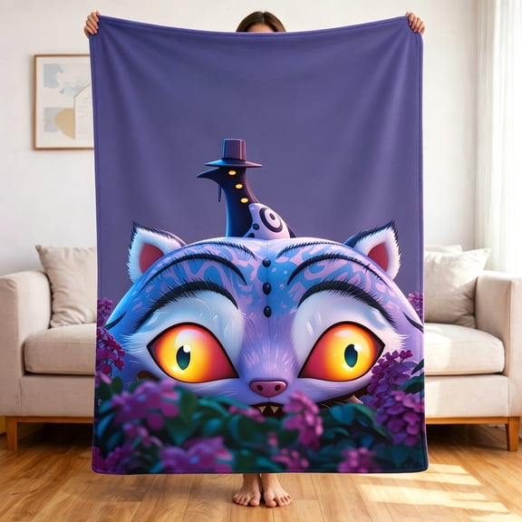 Premium Custom Flannel Blanket Personalized Soft Cozy Throw Blanket All Season Washable For Sofa Couch Bed Gift Home Décor - Kpop Fantasy Warrior 22 50x60