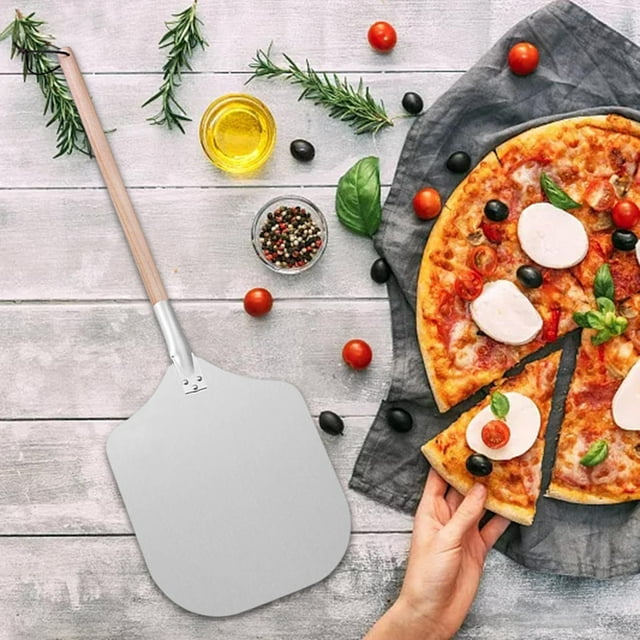 Accesorios para Horno BLESIY Hechos en Casa Mango de Madera Cáscara de pizza