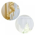 thumbnail image 4 of 3pcs Solid Color Finished Window Drapes Valance 51x24 Bedroom Home Decor Triangle Drapery Window Screening Kitchen Short Curtain, 4 of 4