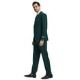 thumbnail image 4 of Men's Stacy Adams Hybrid-Fit 3pc Notch Lapel Suit Set, Jacket Vest and Pants, 4 of 4