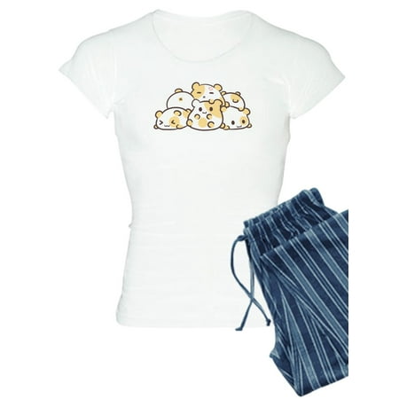 

CafePress - Kawaii Hamster Pile Pajamas - Women s Light Pajamas