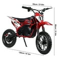thumbnail image 2 of 36V Kids Electric Dirt Bike,25KM/H High Speed Chain, Off Road Mini Motorcycle, Electric Pocket Motorbike with 36V 500W Motor, 2 of 9