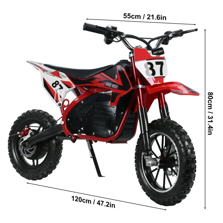 Aqyh Kids 36V Mini Dirt Bike Electric Pocket Motorcycle Ride on