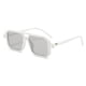 thumbnail image 1 of Gafas de sol poligonales de doble haz, gafas de sol de nicho de moda para mujer, gafas retro con patas redondas, gafas literarias anti-azul XianweiShao  9024715089717, 1 of 1