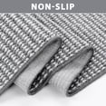 thumbnail image 5 of Findosom 3pc Braided Kitchen Rug Set, Non Slip Stain Resistant Washable Kitchen Runner Rugs, Low Pile Durable Indoor Kitchen Rug and mat For Sink, Hallway ,Entryway 20"x32"+20"x47"+20"x59"Grey, 5 of 9
